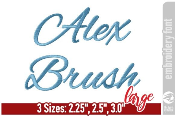 Alex Brush Script Embroidery Font - L: A Designer's Guide
