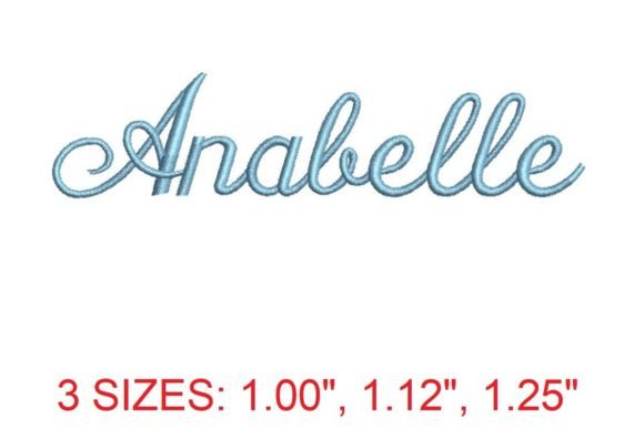 Annabelle Embroidery Font: Timeless Elegance for Your Projects
