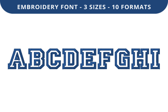 College Outline Font a to I: A Fresh Take on Classic Style