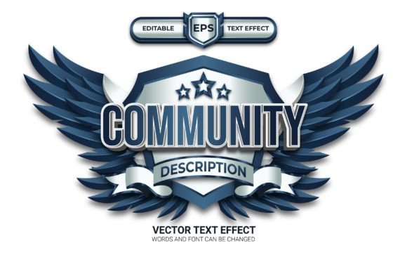 Community Esport Logo with Text Effect: Level Up Your Brand Identity