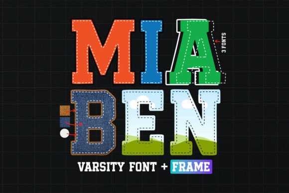 Design Flexibility with the Mia Ben Canva Font Frame Template