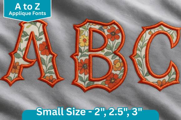 Fantasy Blackletter Embroidery Font: Bold Handmade Style