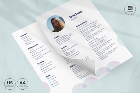 Laundry Resume Template CV: Your First Impression, Perfectly Ironed