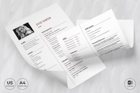 Makeup Artist Resume Template CV: Your Portfolio on Paper
