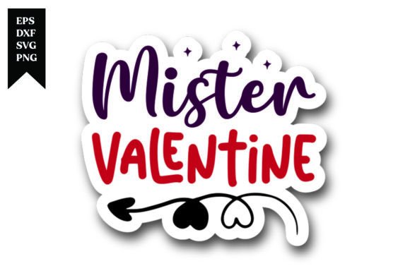 Mister Valentine Sticker Design: A Versatile Graphic for Every Project