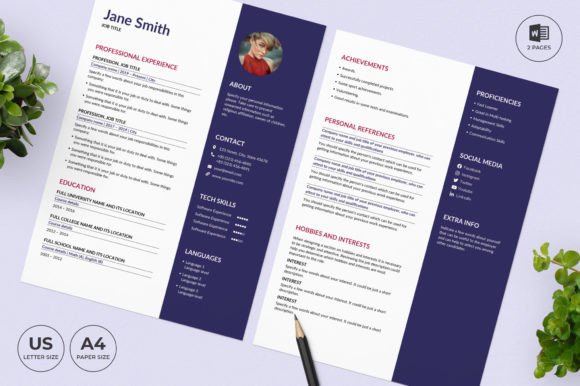 Nail Studio Resume Template CV: A Polished First Impression