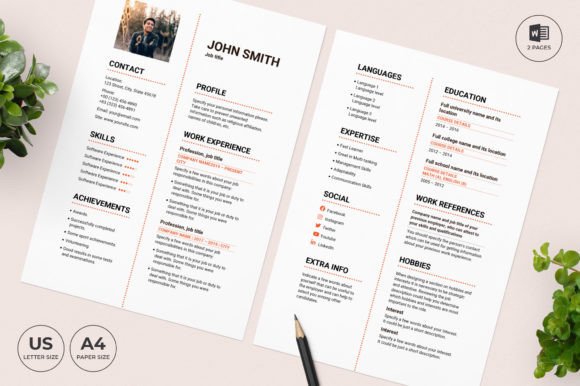 Steak House Resume Template CV: Your Job-Winning Edge