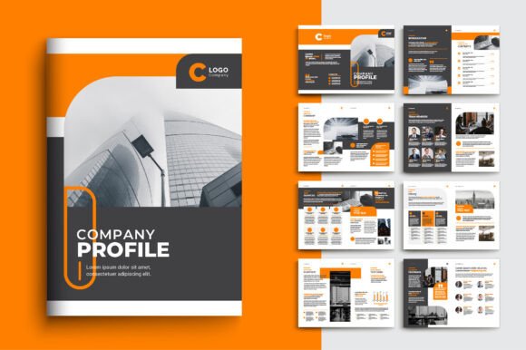 Streamline Your Brand: The Company Profile Template Design