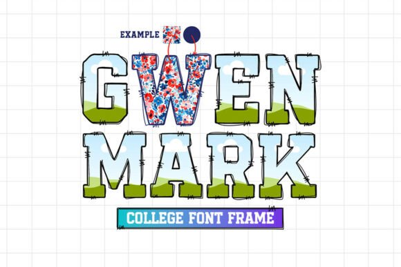Unlocking Creative Potential with the Gwen Mark Canva Font Frame Template